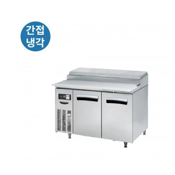 CI_[라셀르] 간냉식 토핑 테이블 냉장고 300L (올스텐)