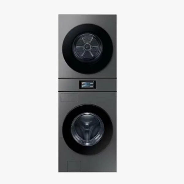 비스포크 AI 원바디 세탁기(25kg)+건조기(22kg) 1등급 다크스틸