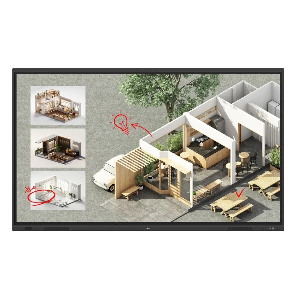 LG 전자칠판 86인치 벽걸이 브라켓 포함