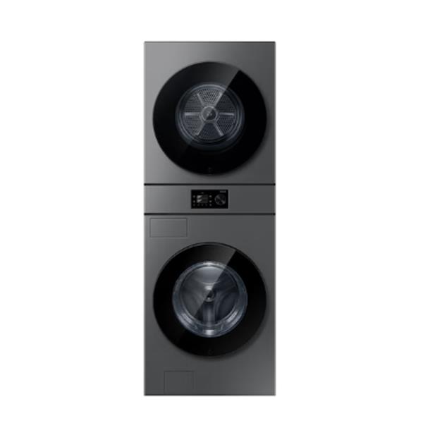 NEW 비스포크 AI 원바디 세탁기(24kg)+건조기(22kg) 1등급 다크스틸 WH80H2422GBHS