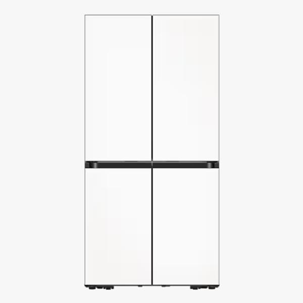 NEW 비스포크 AI 하이브리드 냉장고 4도어 키친핏 Max 633L (푸드 쇼케이스) 새틴 화이트 RM70F64M2X