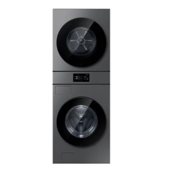 NEW 비스포크 AI 원바디 세탁기(24kg)+건조기(20kg) 1등급 다크스틸 WH80H2420BBHS