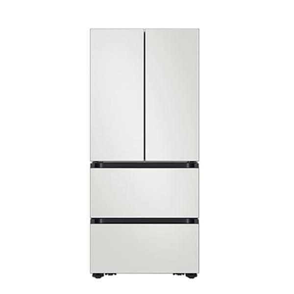Bespoke AI 김치플러스 4도어 490L (메탈쿨링 선반) 코타화이트 RK80F49E1A