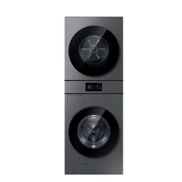 NEW 비스포크 AI 세탁기(24kg)+건조기(20kg) + 상단 설치 키트 1등급 다크스틸 WF80H2420BDHS