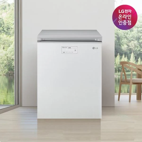 디오스 김치톡톡 뚜껑식 김치냉장고 128L 린넨 화이트